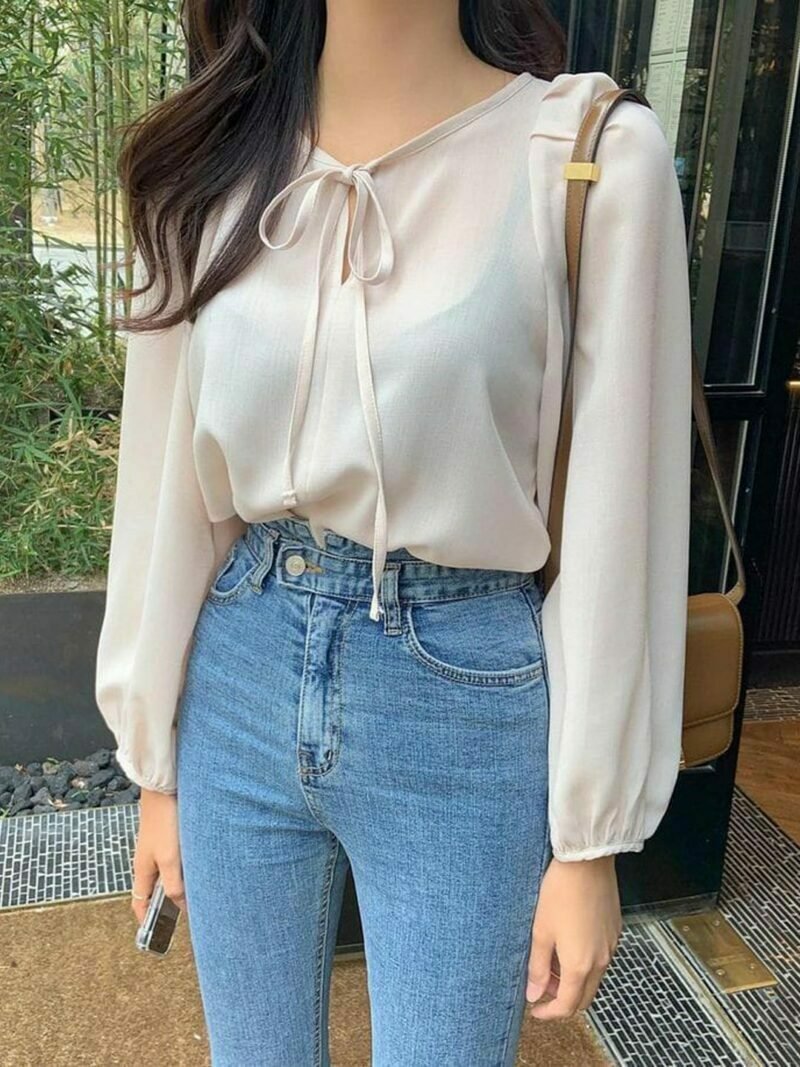 Soft Pink Sheer Top