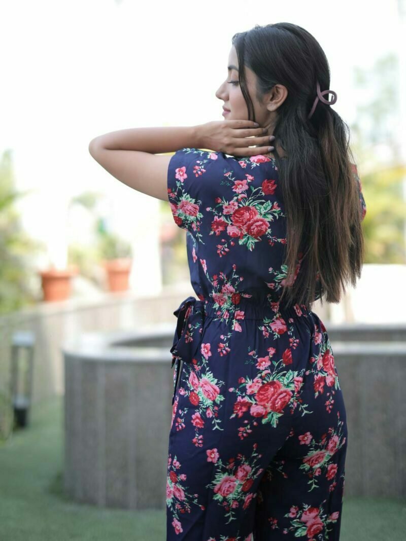 Floral Print Jumpsuit