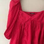 Fuchsia Swwethear Neck Dress