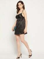 Black Strap Honeymoon Dress