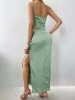 Solid Sea Green Dress