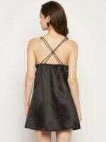 Black Strap Honeymoon Dress