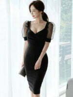 Sheath Black Dress