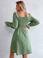 Women Enchanting Pista Green Dress