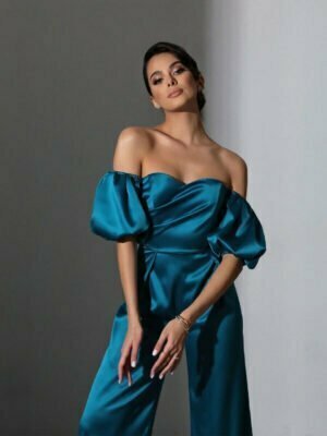 sweetheart neck jumpsuit