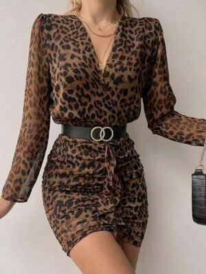 leopard dress