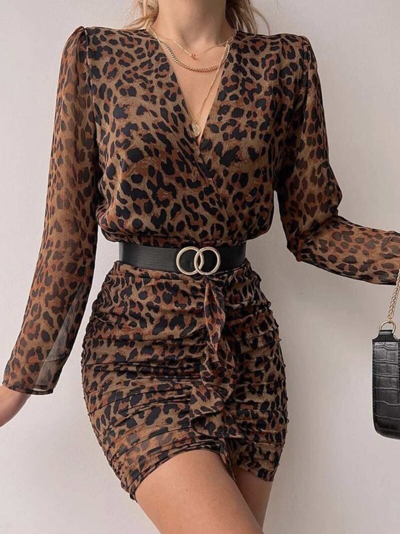 leopard dress