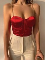 Red Scarlet Corset Top