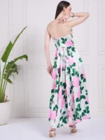 White Floral Off Shoulder Dress