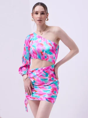 Candy Floss Cutout Dress