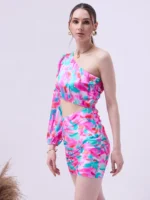 Candy Floss Cutout Dress