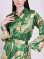 Kiwi Green Two Piece Dress