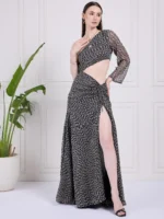 Cutout One Shoulder Dress