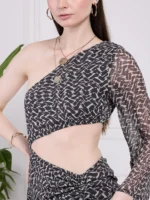 Cutout One Shoulder Dress