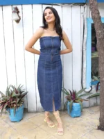 Denim Blue Tube Dress