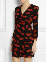 Elegance with Crimson Kisses Dress-3 Elegance with Crimson Kisses Dress