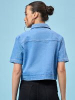 Blue denim Two-piece co-ords set (5) Blue denim Two-piece co-ords set