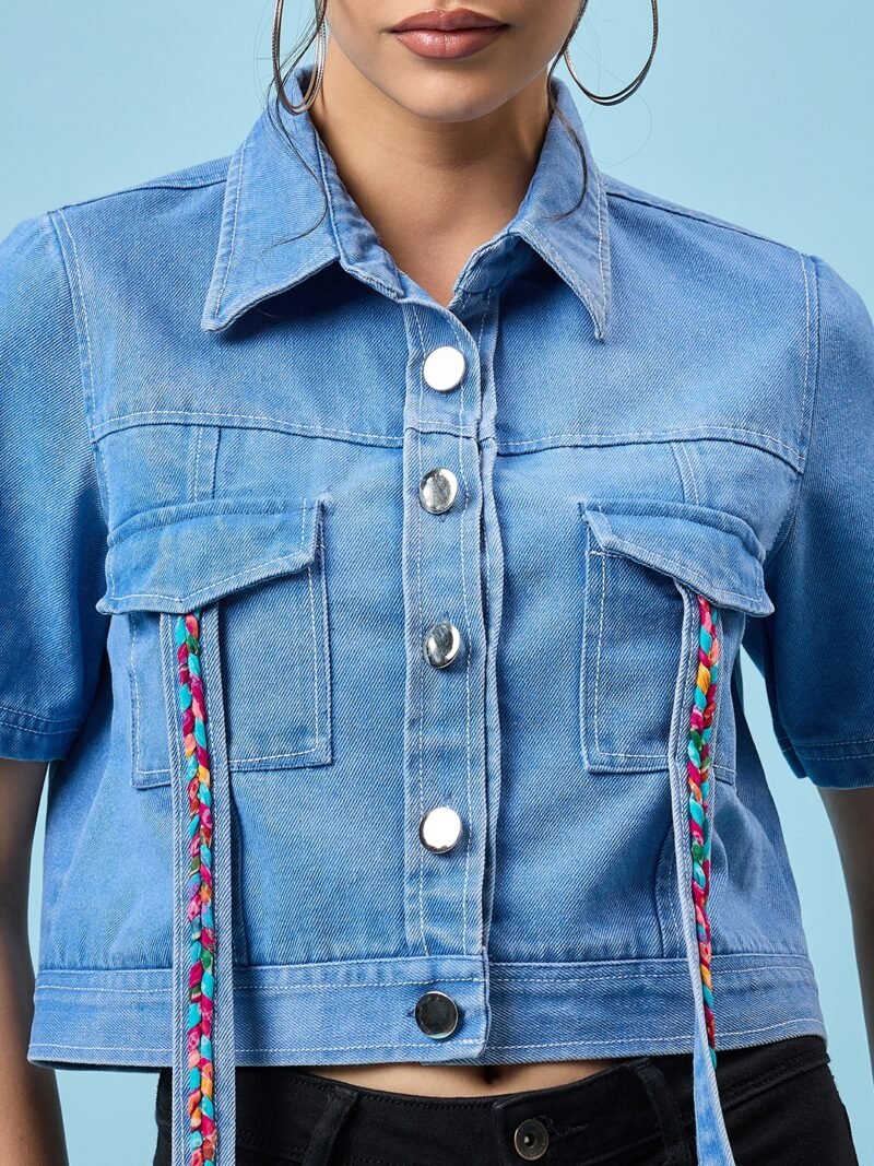 Blue denim Two-piece co-ords set