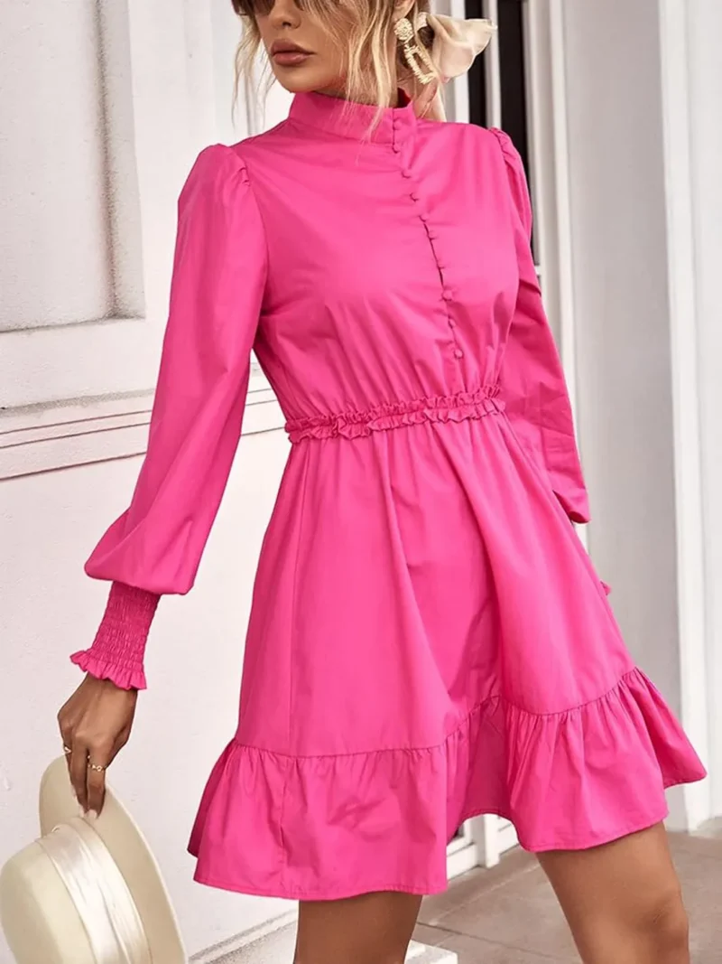 Fuzzy Fuchsia Pink Dress