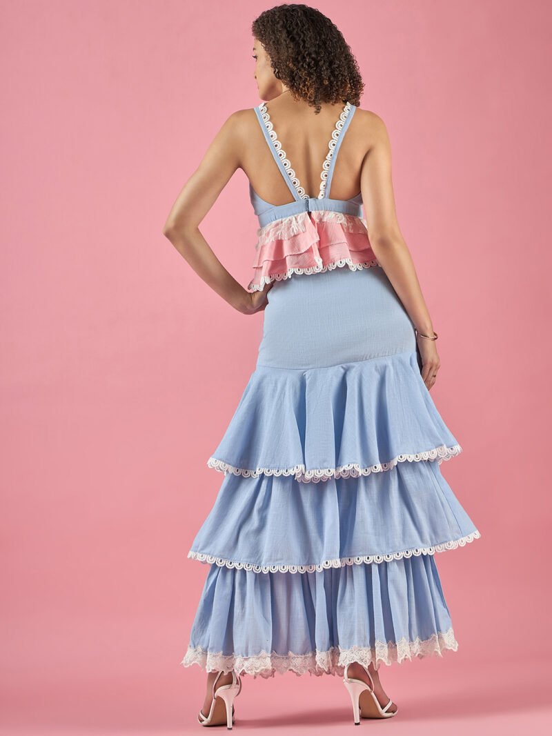 Rosalina Two Piece Gathered Dress