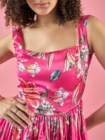 Floral Printed Barbie Dress1 Floral Printed Barbie Dress